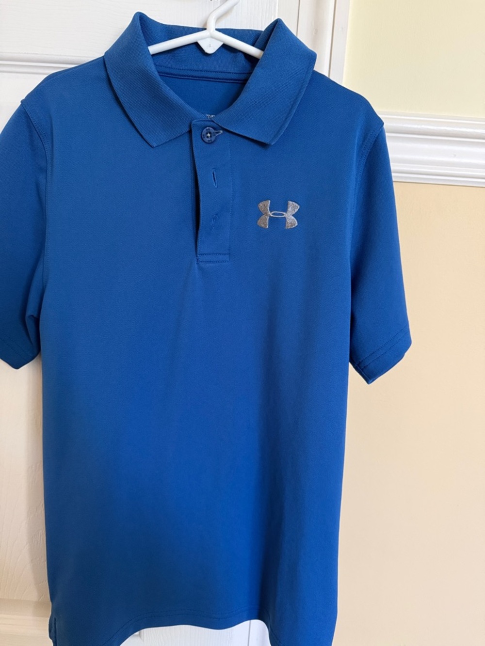 Under Armour Royal Blue Polo with Embroidered Logo
